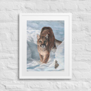 Silent Footsteps (print + mat + frame)