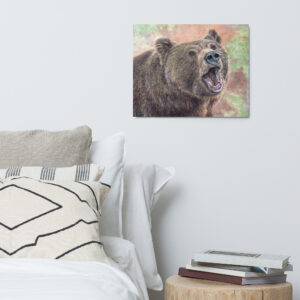 Releasing the Roar (metal print)