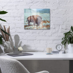 Restless (metal print)