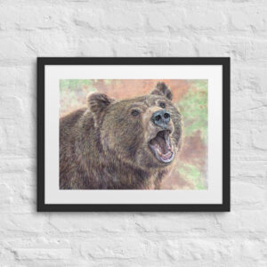 Releasing the Roar (print + mat + frame)